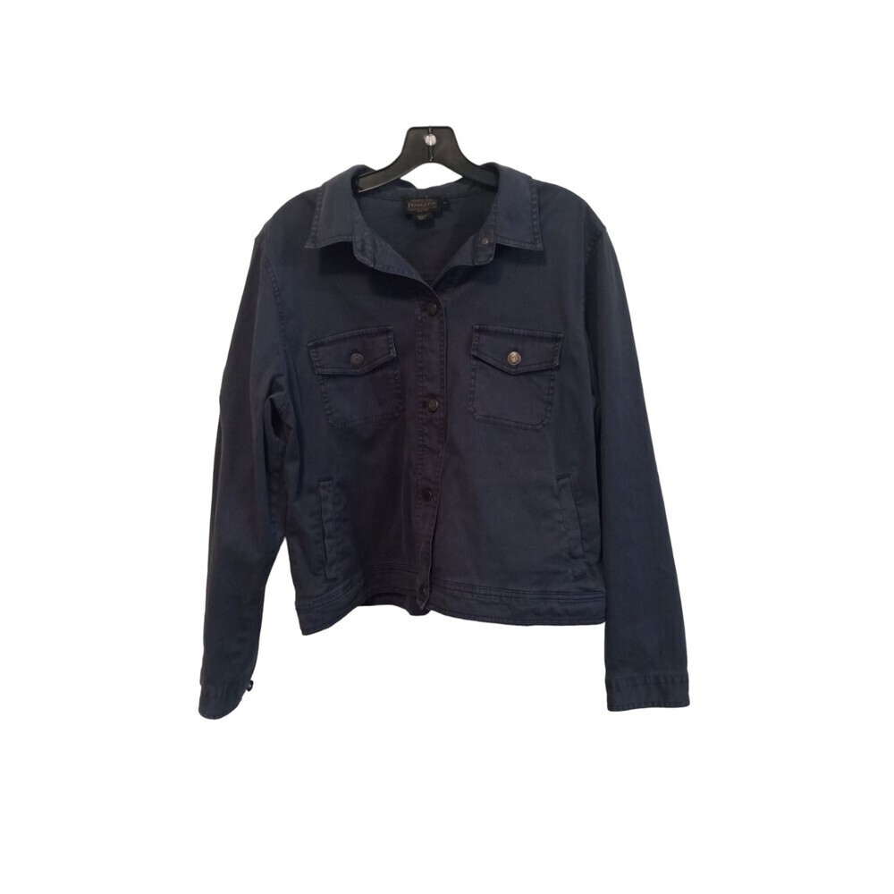 Pendleton Unisex blue button down jacket with‎ NA… - image 1